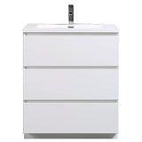 Aramco Freestanding Bathroom Vanity With Acrylic Sink & Drawers