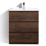 Aramco Freestanding Bathroom Vanity With Acrylic Sink & Drawers