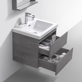 Brooklyn Floating / Wall Mounted Bathroom Vanity With Acrylic Sink