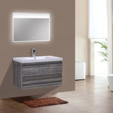 Brooklyn Floating / Wall Mounted Bathroom Vanity With Acrylic Sink