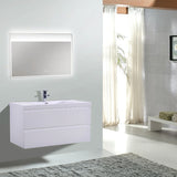 Brooklyn Floating / Wall Mounted Bathroom Vanity With Acrylic Sink