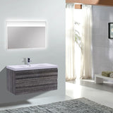 Brooklyn Floating / Wall Mounted Bathroom Vanity With Acrylic Sink