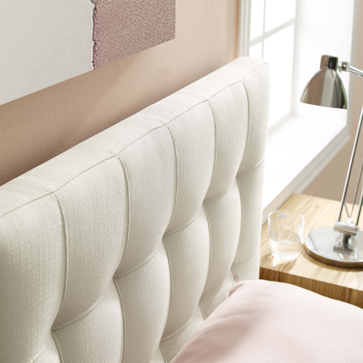 Modern Lily Tufted Performance Headboard - Elevated Style Bed Frame Headboard