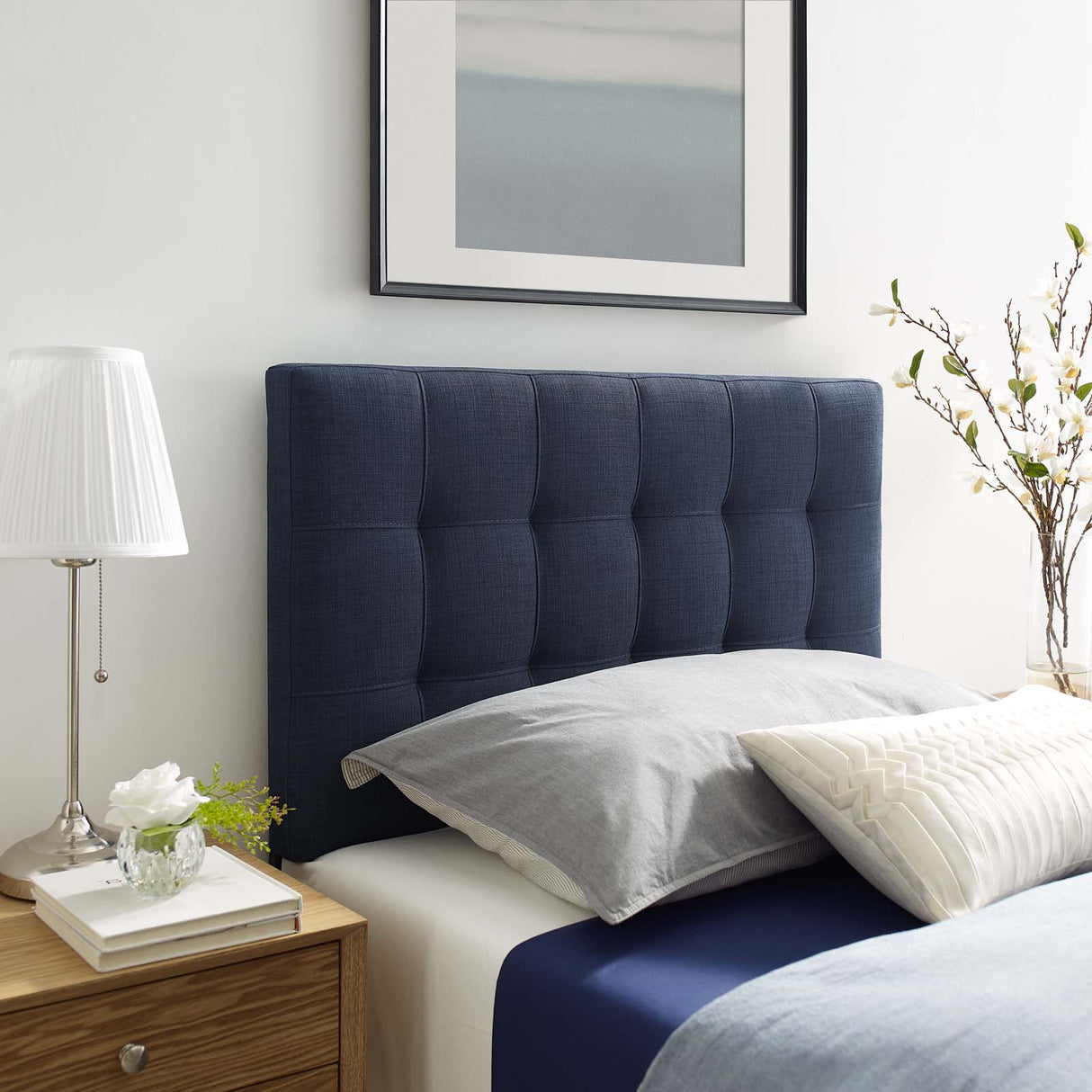 Modern Lily Tufted Performance Headboard - Elevated Style Bed Frame Headboard