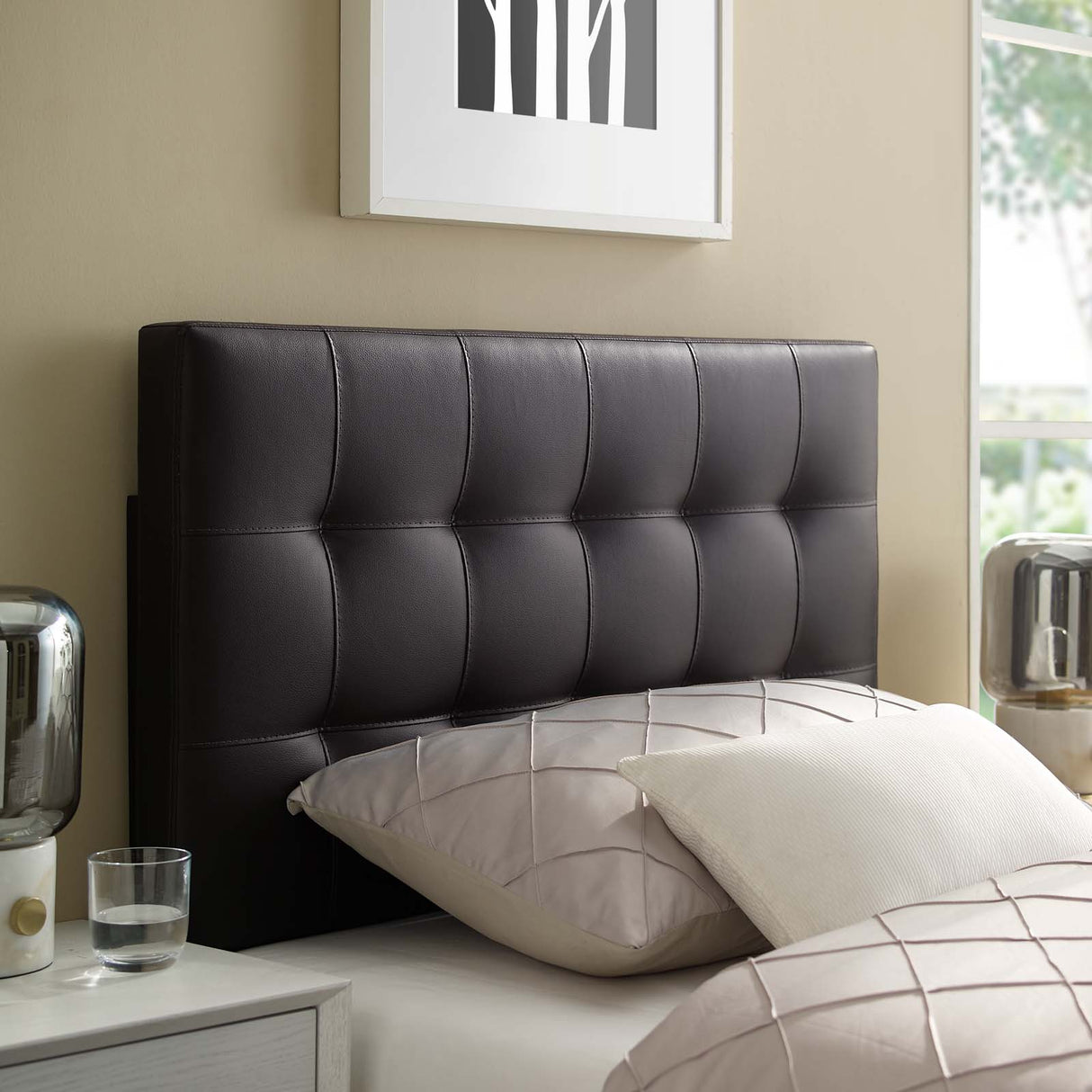 Modern Lily Tufted Performance Headboard - Elevated Style Bed Frame Headboard