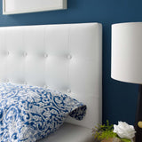 Modern Emily Tufted Performance Headboard - Farmhouse Style Bed Headboard - BUILDMYPLACE