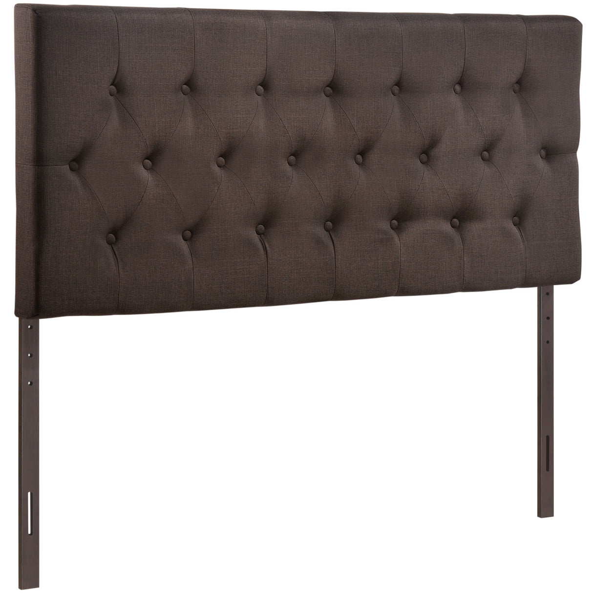 Modern Clique Upholstered Linen Fabric Full Headboard - Rectangular Headboard - BUILDMYPLACE