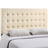 Modern Upholstered Linen Tinble Queen Headboard - Classic Studio Headboard - BUILDMYPLACE