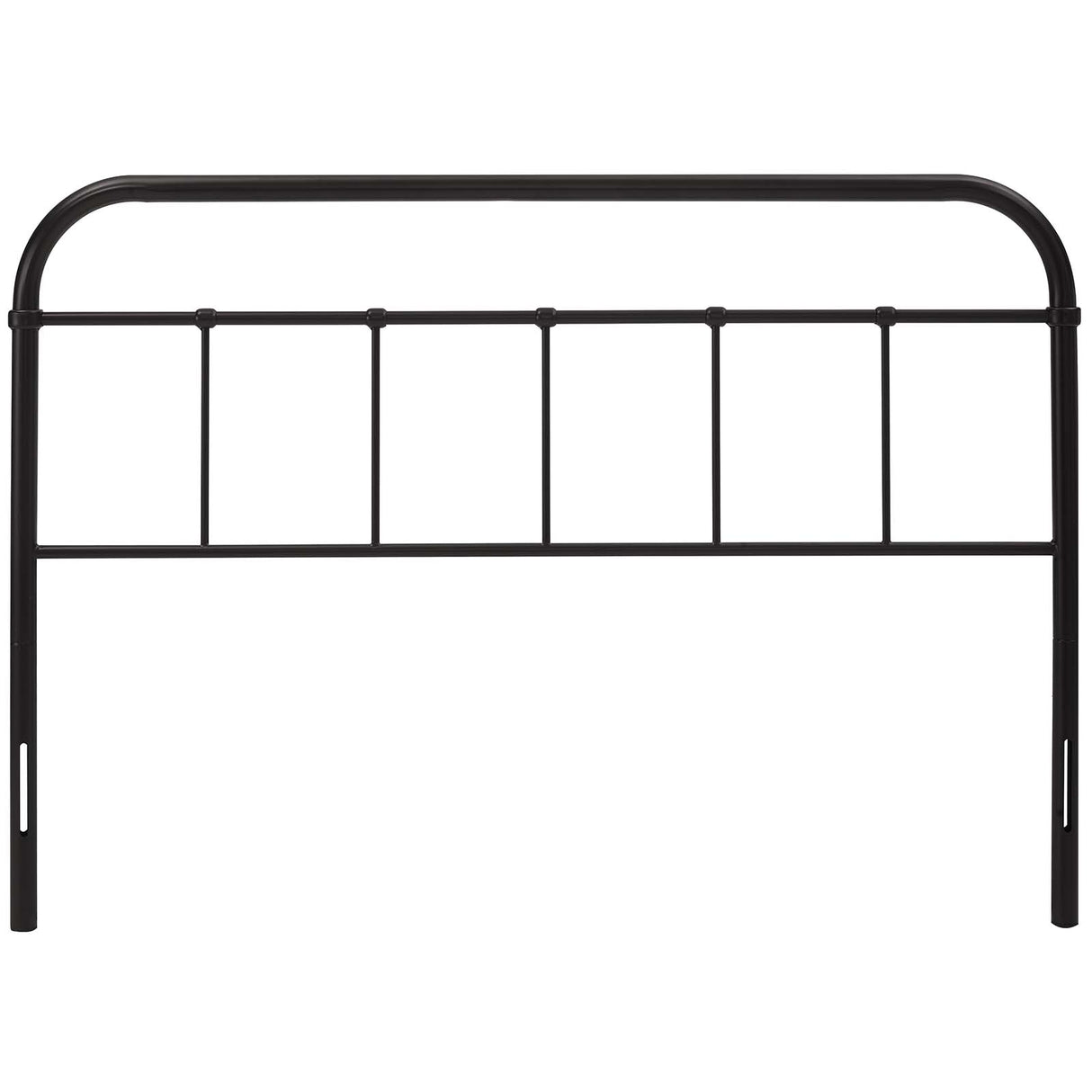 Rustic Arched Serena Steel Headboard - Modern Studio Bed Headboard - BUILDMYPLACE