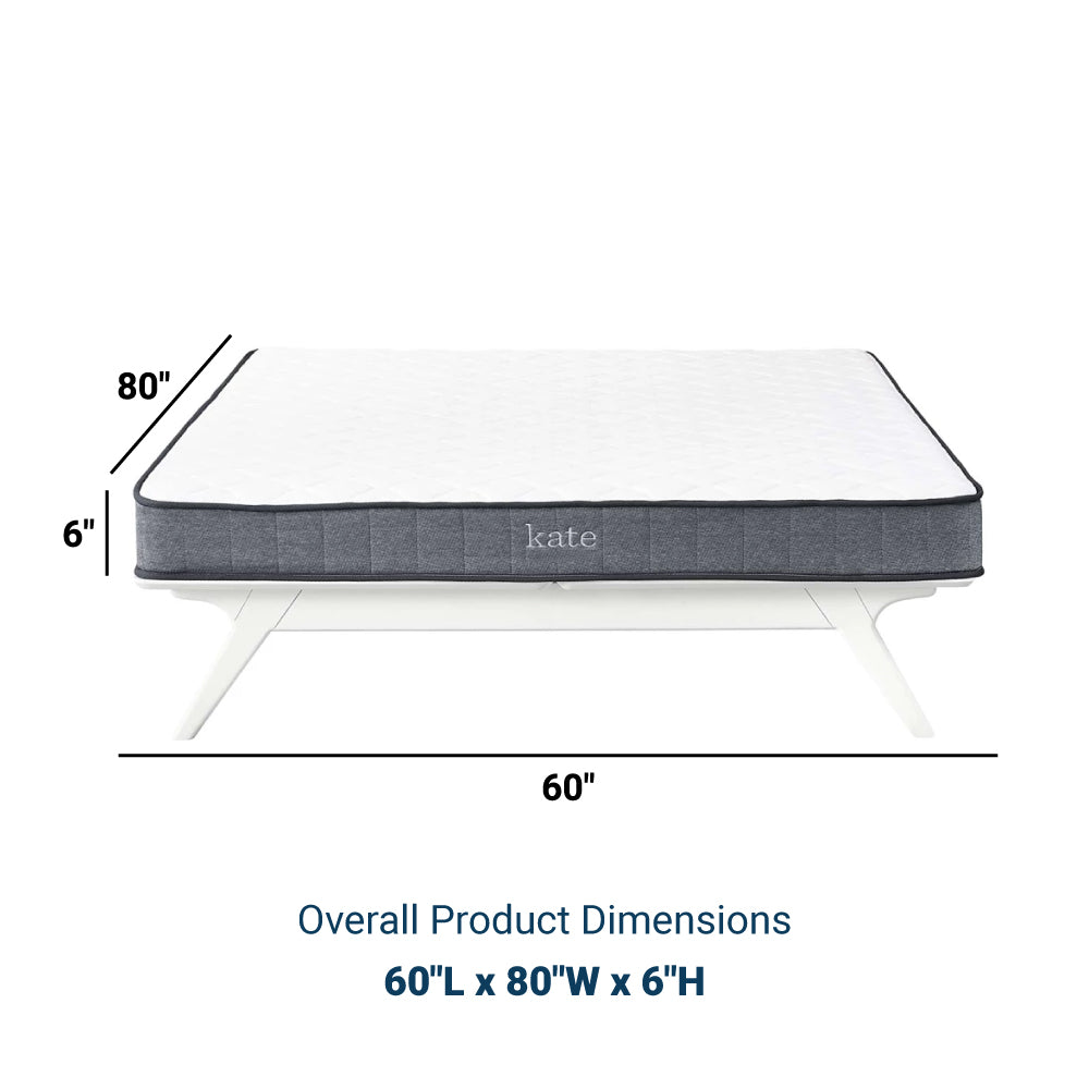 Kate 6" Innerspring Mattress with 10 Years Warranty