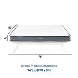 Kate 6" Innerspring Mattress with 10 Years Warranty