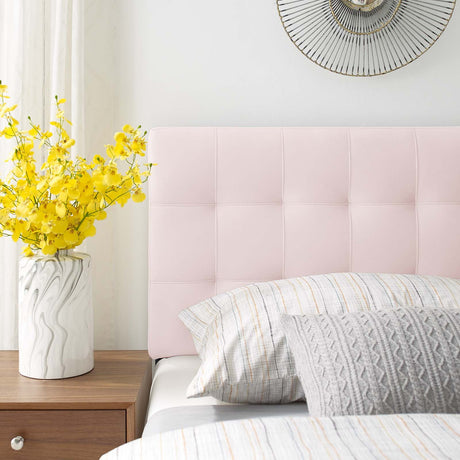 Modern Lily Biscuit Tufted Performance Velvet Headboard - Elevated Style Headboard - BUILDMYPLACE