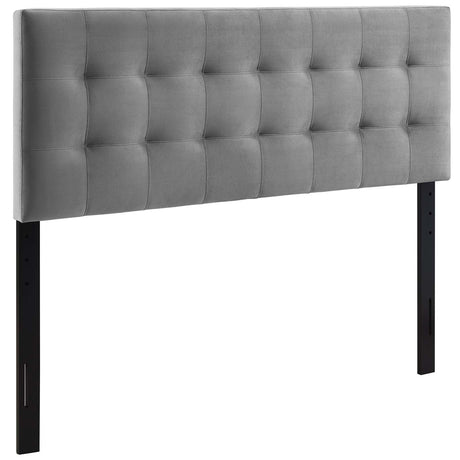 Modern Lily Biscuit Tufted Performance Velvet Headboard - Elevated Style Headboard - BUILDMYPLACE