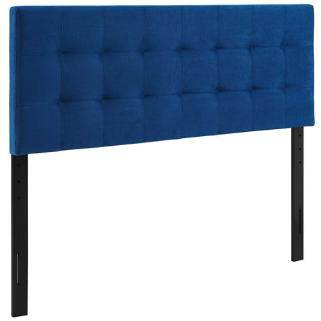 Modern Lily Biscuit Tufted Performance Velvet Headboard - Elevated Style Headboard - BUILDMYPLACE