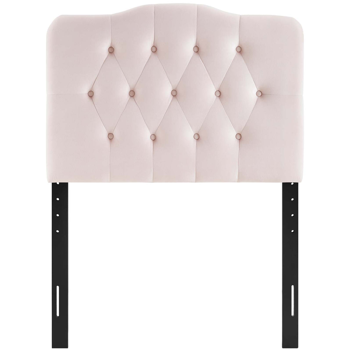 Modern Annabel Diamond Tufted Performance Velvet Headboard - Bed Headboard - BUILDMYPLACE