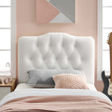 Modern Annabel Diamond Tufted Performance Velvet Headboard - Bed Headboard - BUILDMYPLACE