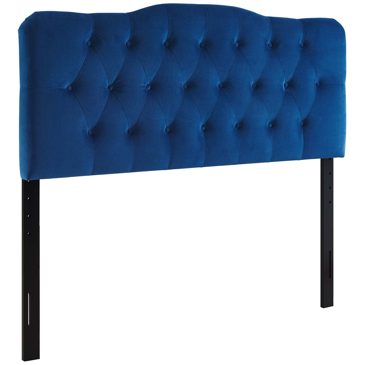 Modern Annabel Diamond Tufted Performance Velvet Headboard - Bed Headboard - BUILDMYPLACE