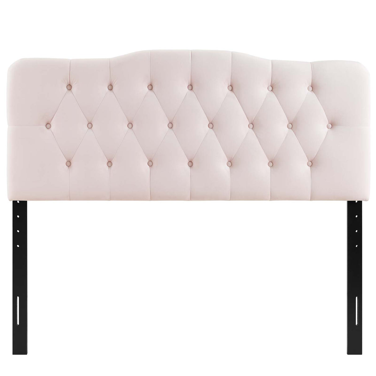 Modern Annabel Diamond Tufted Performance Velvet Headboard - Bed Headboard - BUILDMYPLACE