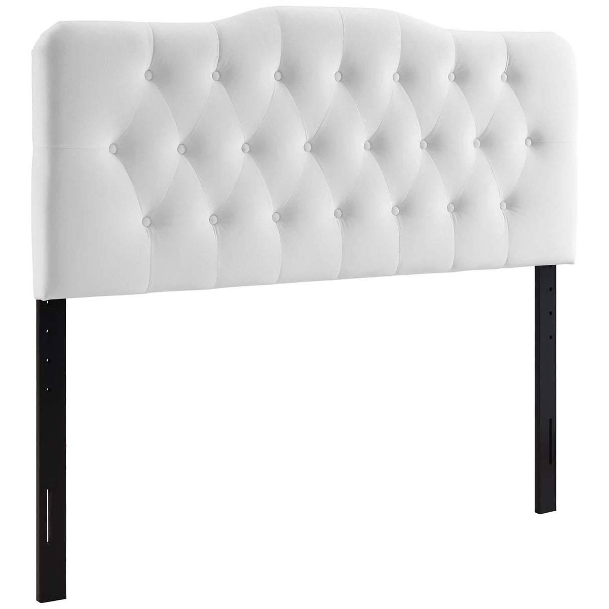 Modern Annabel Diamond Tufted Performance Velvet Headboard - Bed Headboard - BUILDMYPLACE