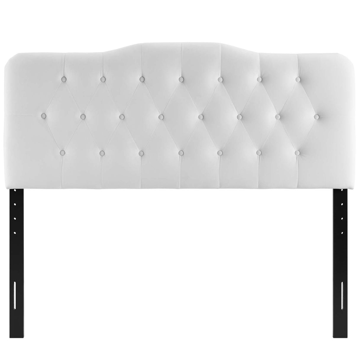 Modern Annabel Diamond Tufted Performance Velvet Headboard - Bed Headboard - BUILDMYPLACE