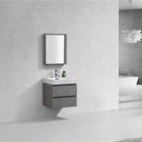 Fusion Floating / Wall Mounted Bathroom Vanity with Acrylic Sink