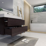 Fusion Floating / Wall Mounted Bathroom Vanity with Acrylic Sink