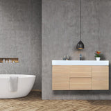 Fusion Floating / Wall Mounted Bathroom Vanity with Acrylic Sink