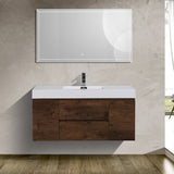 Fusion Floating / Wall Mounted Bathroom Vanity with Acrylic Sink