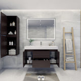 Fusion Floating / Wall Mounted Bathroom Vanity with Acrylic Sink