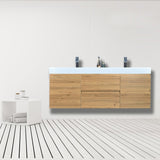 Fusion Floating / Wall Mounted Bathroom Vanity with Acrylic Sink