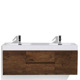 Fusion Floating / Wall Mounted Bathroom Vanity with Acrylic Sink