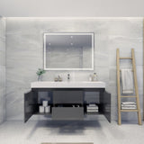 Fusion Floating / Wall Mounted Bathroom Vanity with Acrylic Sink