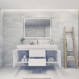 Fusion Floating / Wall Mounted Bathroom Vanity with Acrylic Sink