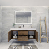 Fusion Floating / Wall Mounted Bathroom Vanity with Acrylic Sink