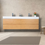 Fusion Floating / Wall Mounted Bathroom Vanity with Acrylic Sink