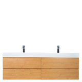 Fusion Floating / Wall Mounted Bathroom Vanity with Acrylic Sink