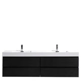 Fusion Floating / Wall Mounted Bathroom Vanity with Acrylic Sink