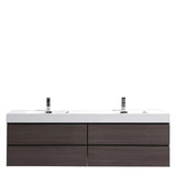 Fusion Floating / Wall Mounted Bathroom Vanity with Acrylic Sink