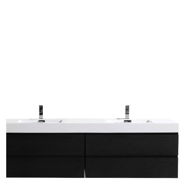 Fusion Floating / Wall Mounted Bathroom Vanity with Acrylic Sink