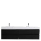 Fusion Floating / Wall Mounted Bathroom Vanity with Acrylic Sink