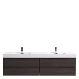 Fusion Floating / Wall Mounted Bathroom Vanity with Acrylic Sink