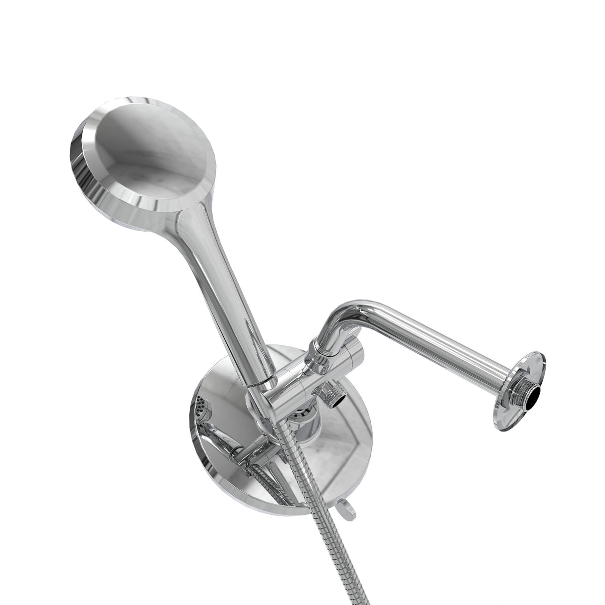 Multi Function Shower Head And Handheld Shower, Three way Diverter