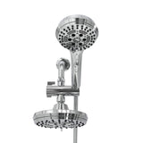 Multi Function Shower Head And Handheld Shower, Three way Diverter