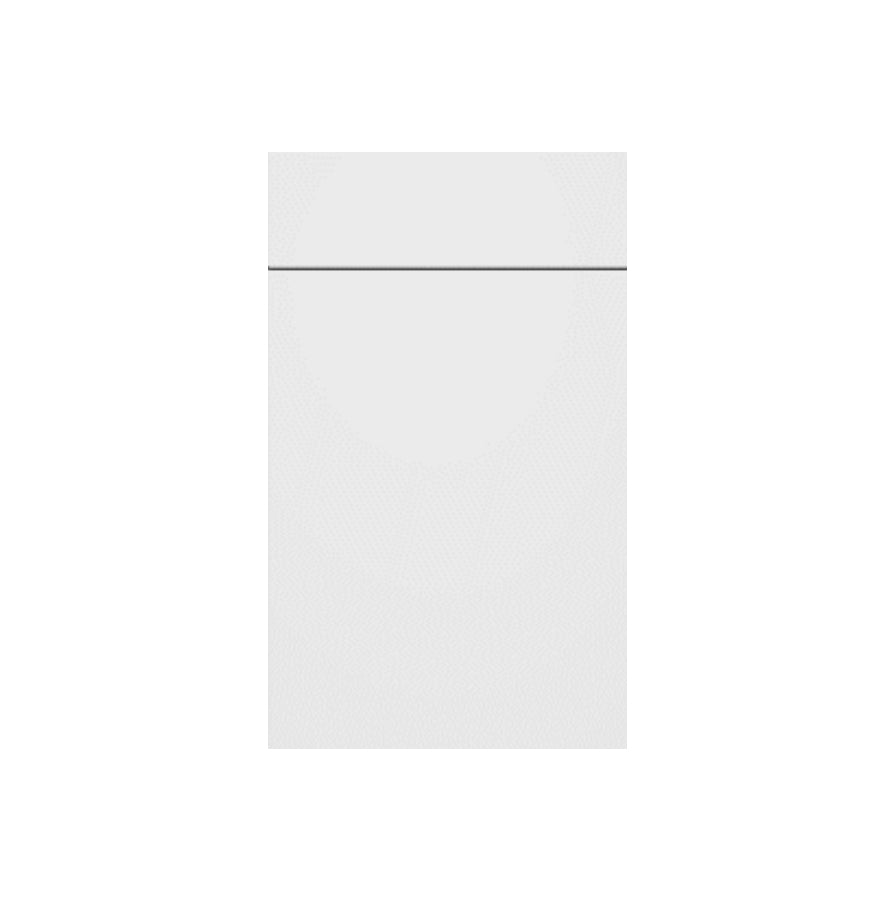Kitchen Cabinet - Flat Panel Modern Cabinet Sample Door - Delight Matte White