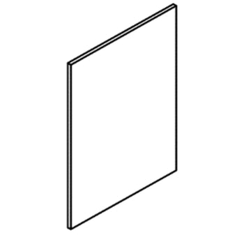 RTA - Rustic Grey - Tall End Panels | 0.6"W x 90"H x 24"D