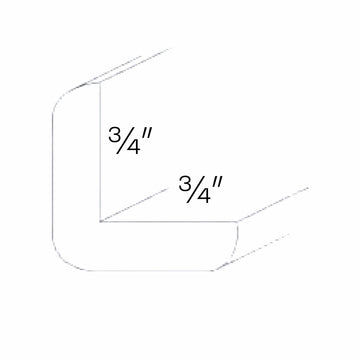 Assembled - Richmond White - Corner Molding OCM | 96