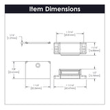 Magnetic Catch 1-7/16 Inch Center to Center - Hickory Hardware