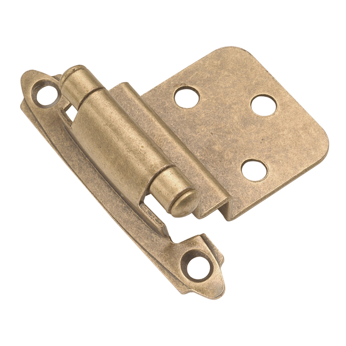 Hinge 3/8 Inch Inset Surface Face Frame Self-Close (2 Hinges/Per Pack) - Hickory Hardware