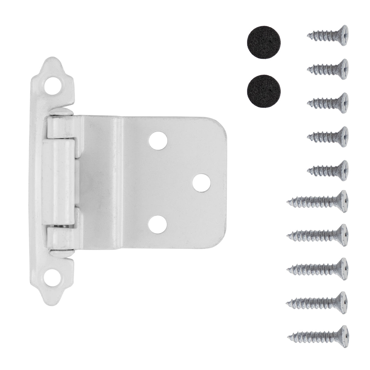 Hinge 3/8 Inch Inset Surface Face Frame Self-Close (2 Hinges/Per Pack) - Hickory Hardware