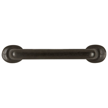 Cabinet Pull 4 Inch Center to Center in Black Iron - Carbonite Collection